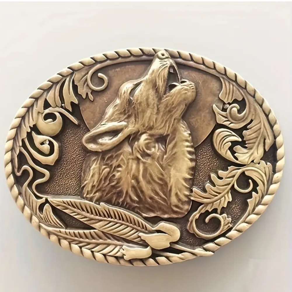 New wolf belt buckles choose one